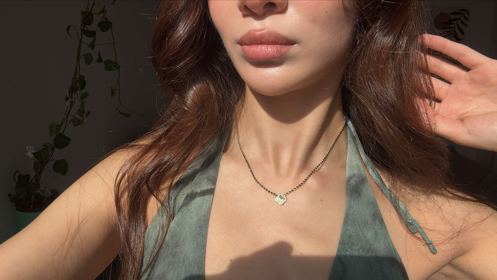 Clover Aura Gold Kolye