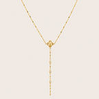 Gold Vintage Yonca Sarkaç Kolye